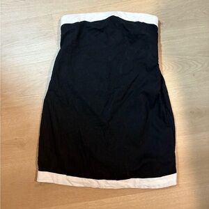 Abercrombie Scarlett Strapless Linen-Blend Skort Dress